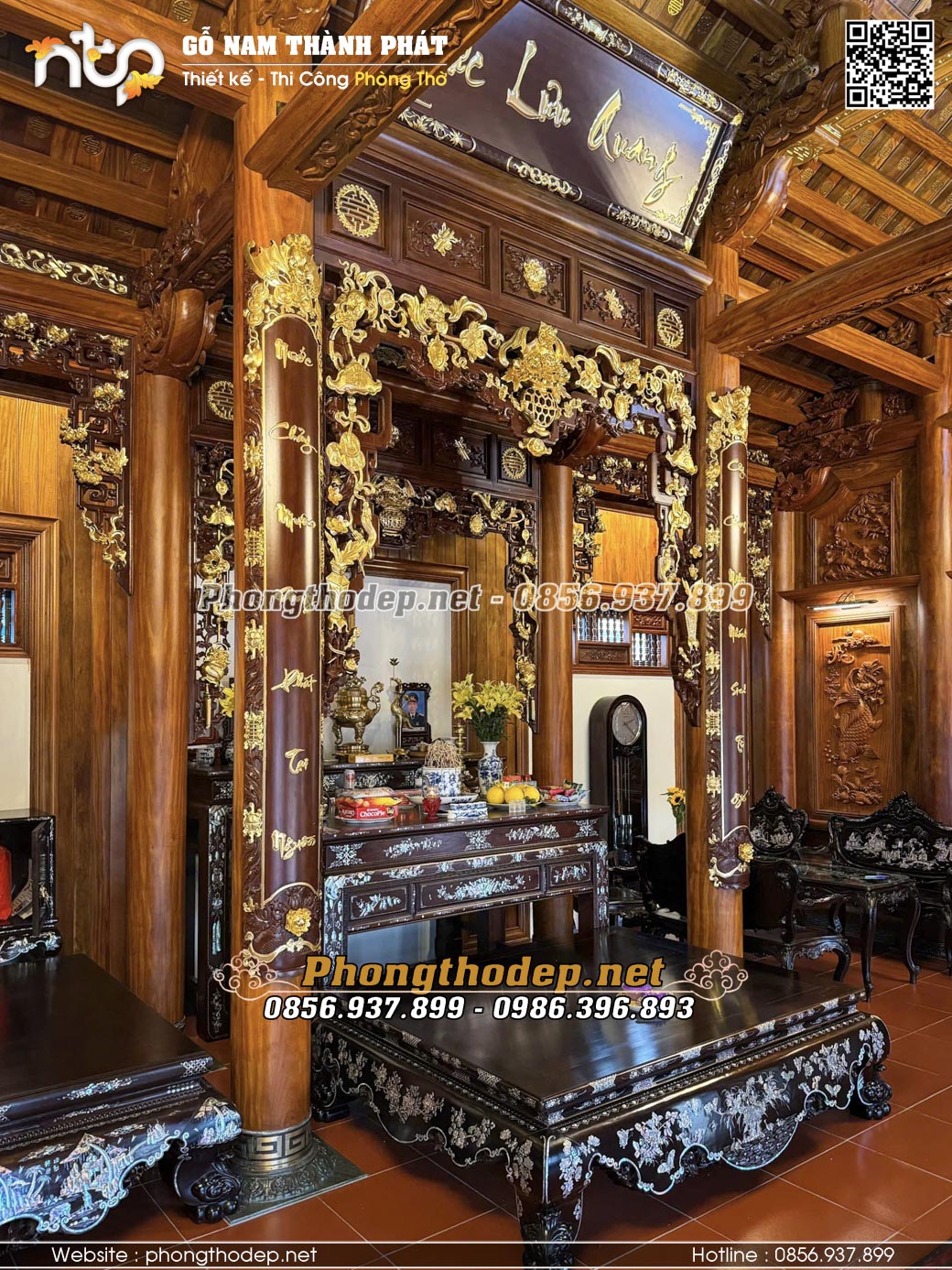 Đồ nội thất được khảm ốc tinh xảo và đầy thẩm mỹ